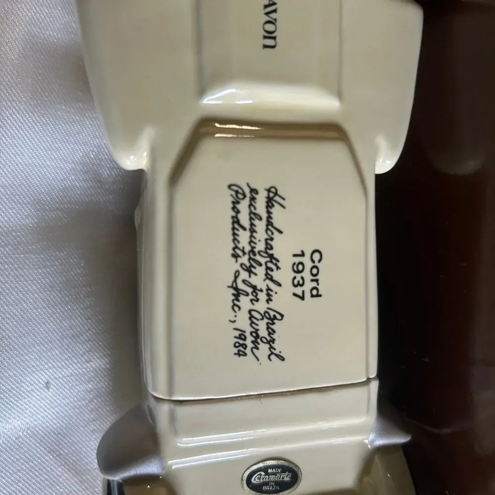 Vintage handcrafted Avon 1937 ceramic ford